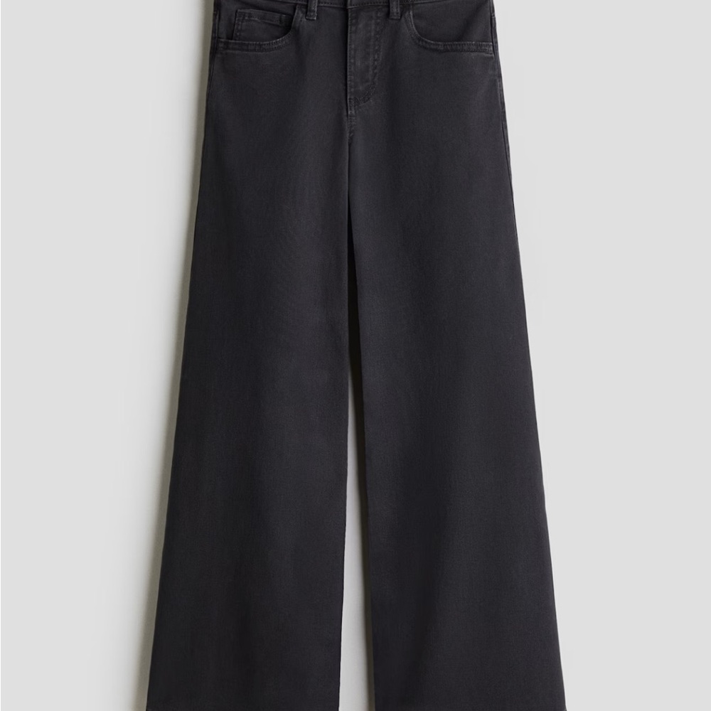 H&M Kids Wide-Leg Twill Pants